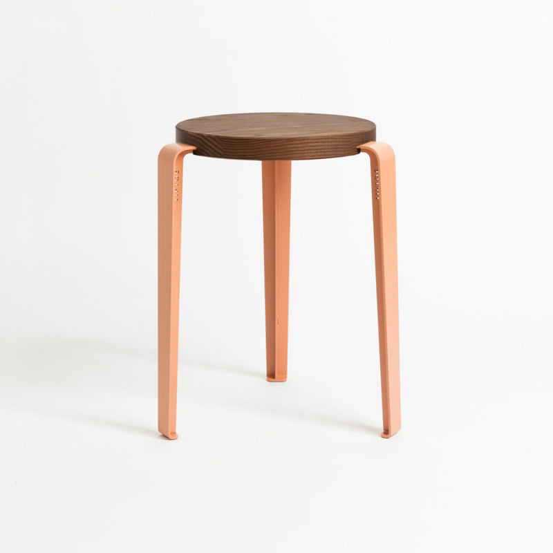 【P】LOU stool – TINTED OAK ASH PINK