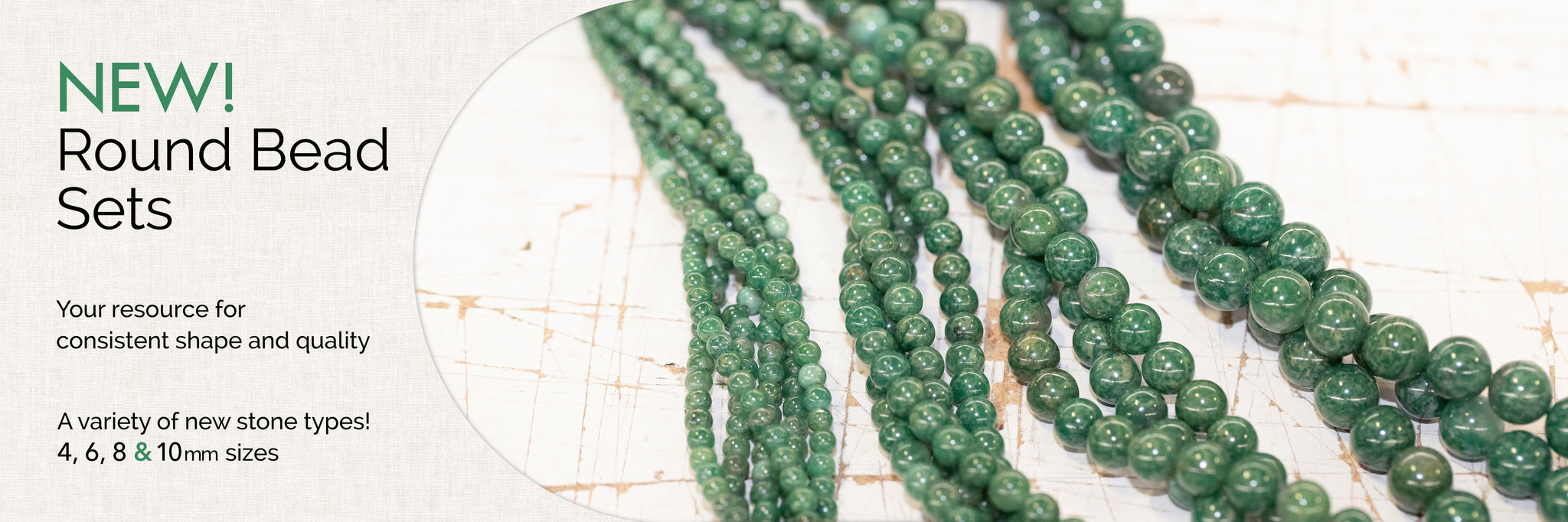 New Gemstone Round Beads