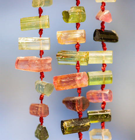 Dakota Stones Multi Tourmaline Sticks Gemstone Beads