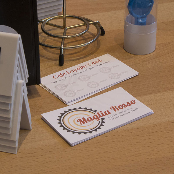 glossy double sided business cards