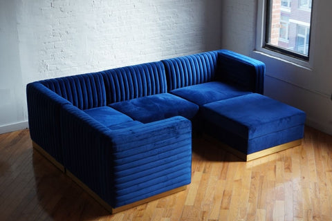 Art Deco-Inspired sectional sofa - modular