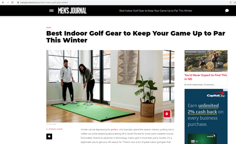 Best Indoor Golf Gear to Keep Your Game Up to Par This Winter