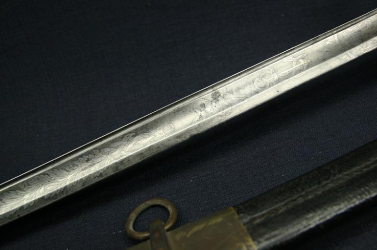 civil war u.s. navy presentation sword