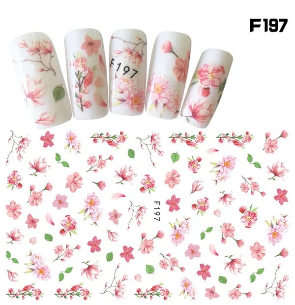 NAIL STICKER Flower, Cherry Blossom #F129 - TDI, Inc
