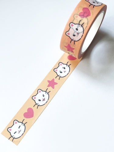 Cat Washi Tape - Cat Face