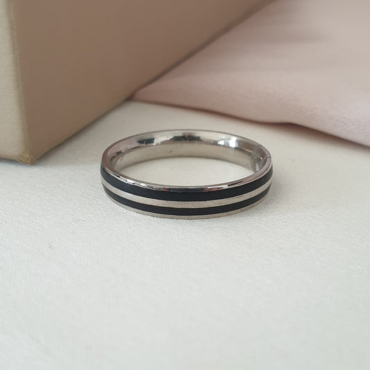 Ilyes Bijoux - Bague alliance femme argent Rhodié garanti simple