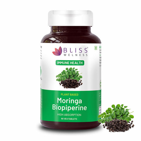 Bliss Welness Moringa Biopiperine 1000 mg