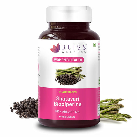 Bliss Welness Organic Shatavari Biopiperine