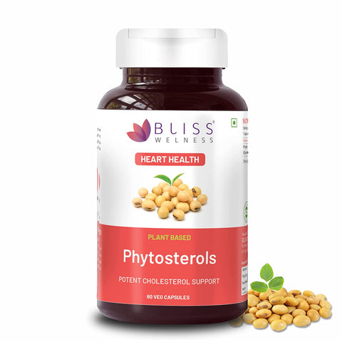 Bliss Welness Lipid Bliss Pure Cholesterol Management | Pure Phytosterol Plant Sterols 900mg | Lipid Levels Management & Heart Health Supplement