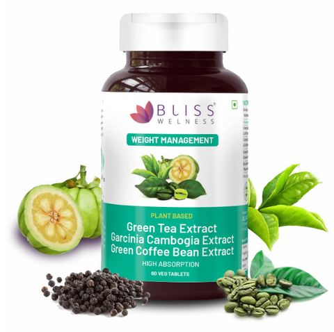 Bliss Welness Slim Bliss Ultra GTE + GCE + GCB Extract + Weight Management Combo