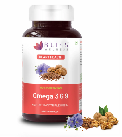 Bliss Welness Cardio Bliss Pure Omega 3 6 9 Heart & Brain Health