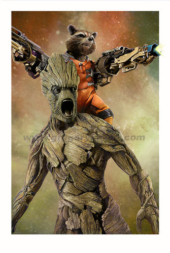 Guardians of the Galaxy 33cm Plüschfigur Groot, Rocket, Star-Lord oder  Vision