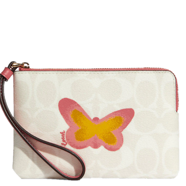 butterfly coach wristlet