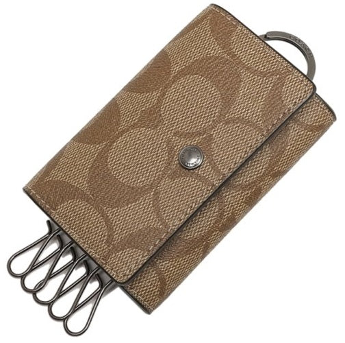 coach five ring key case