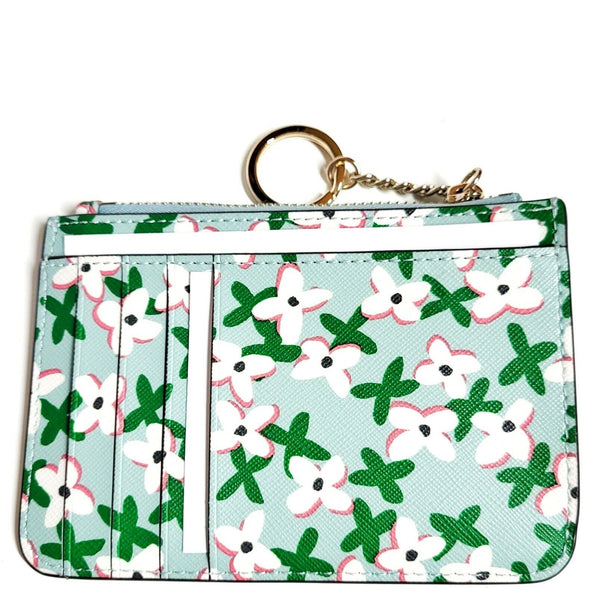 KATE SPADE LAUREL WAY BITSY CARD HOLDER K6169 APHRODITE GREEN MULTI –  