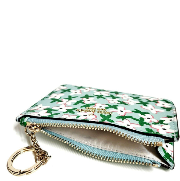 KATE SPADE LAUREL WAY BITSY CARD HOLDER K6169 APHRODITE GREEN MULTI –  