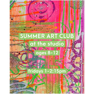 
            
                Load image into Gallery viewer, *Drop-off* SUMMER ART CLUB SERIES @ the studio (ages 8-12)
            
        