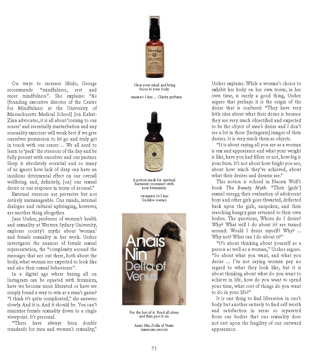 Hanako Therapies featuring in Russh Magazine