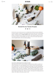 Hanako Therapies featured in Urban Outfitters