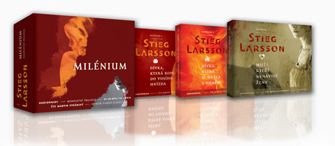 Milénium Stieg Larsson Martin Stránský audiokniha OneHotBook