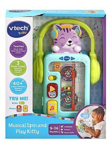 Vtech - Musical Spin And Play Kitty - Baby Harbour