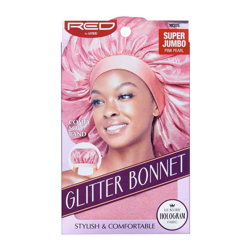 Glitter Bonnet Pink Pearl Super Jumbo