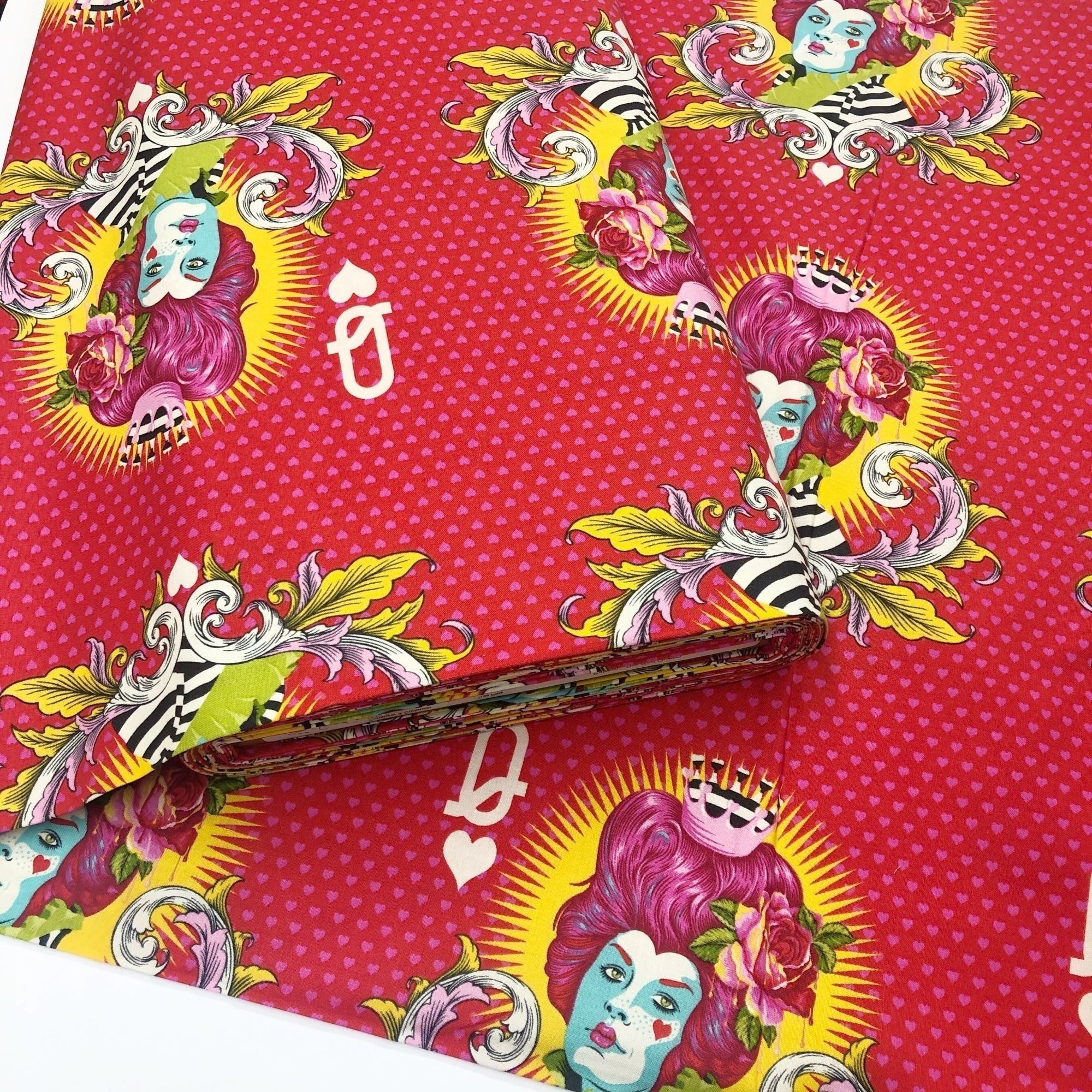 Tula Pink The Red Queen Curiouser and Curiouser Cotton Fabric