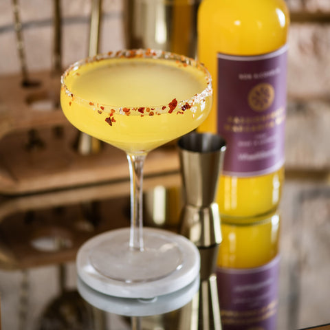 Passionfruit Cocktail in Coupe Glass