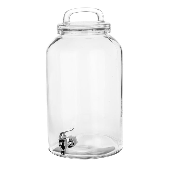 large glass drink containers