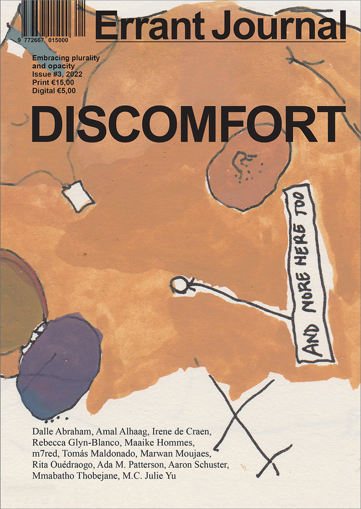 Front cover of issue three of Errant Journal, featuring a rough-drawn diagram/map