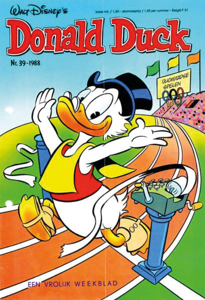 Cover of Donald Duck comic, 1988
