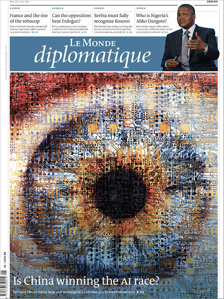 The front cover of Le Monde Diplomatique