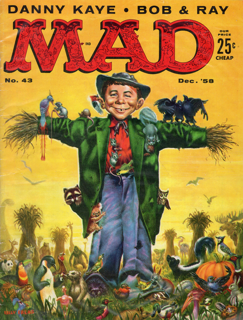 Mad magazine front cover, December 1958