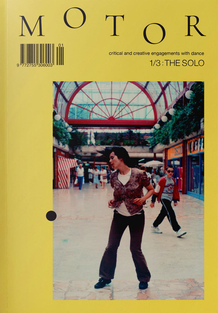 Yellow front cover with inset photo of Gillian Wearing dancing