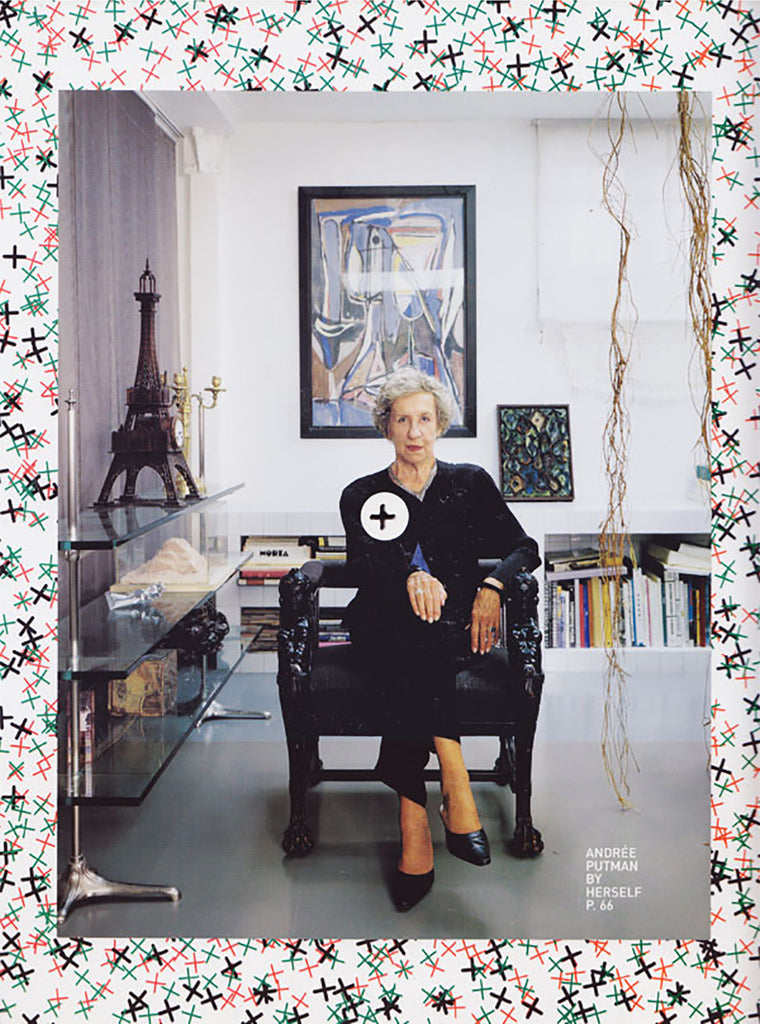 Andrée Putman sits in her home, back of Next issue 11