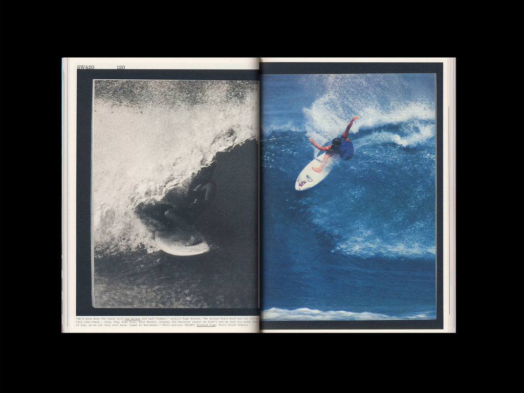 Spread from 60th anniversary issue of Surfing World.