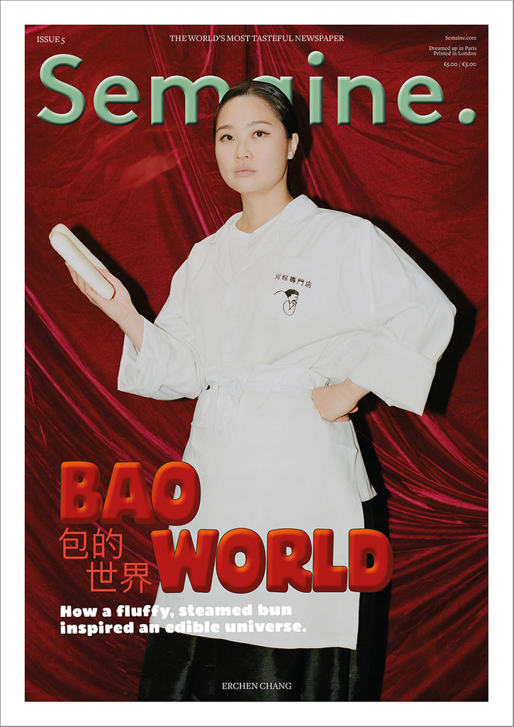 Cover of Semaine issue five, with Erchen Chang