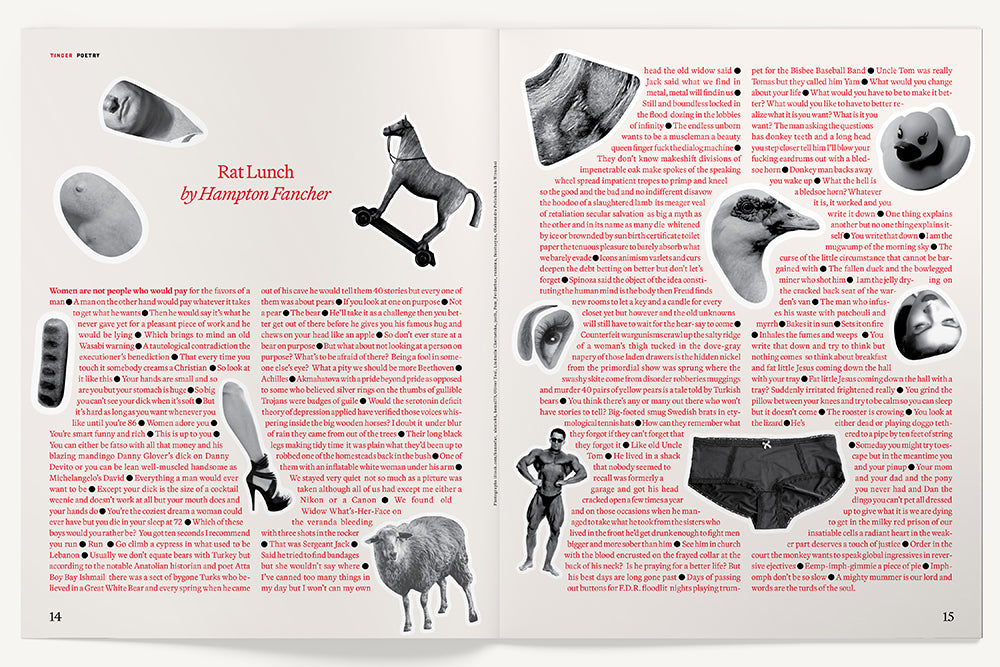A spread from Litt magazine issue one