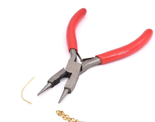 The Beadsmith Jewelry Beading Rosary Pliers Round Nose Wire Cutter 