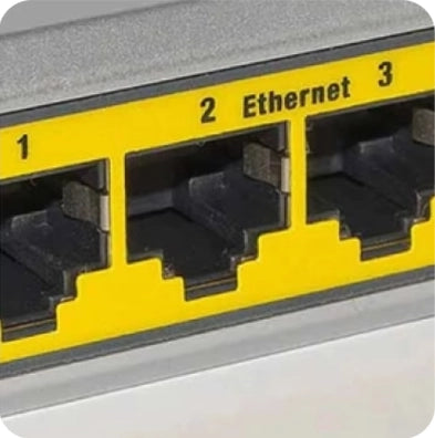 Modem with ethernet port