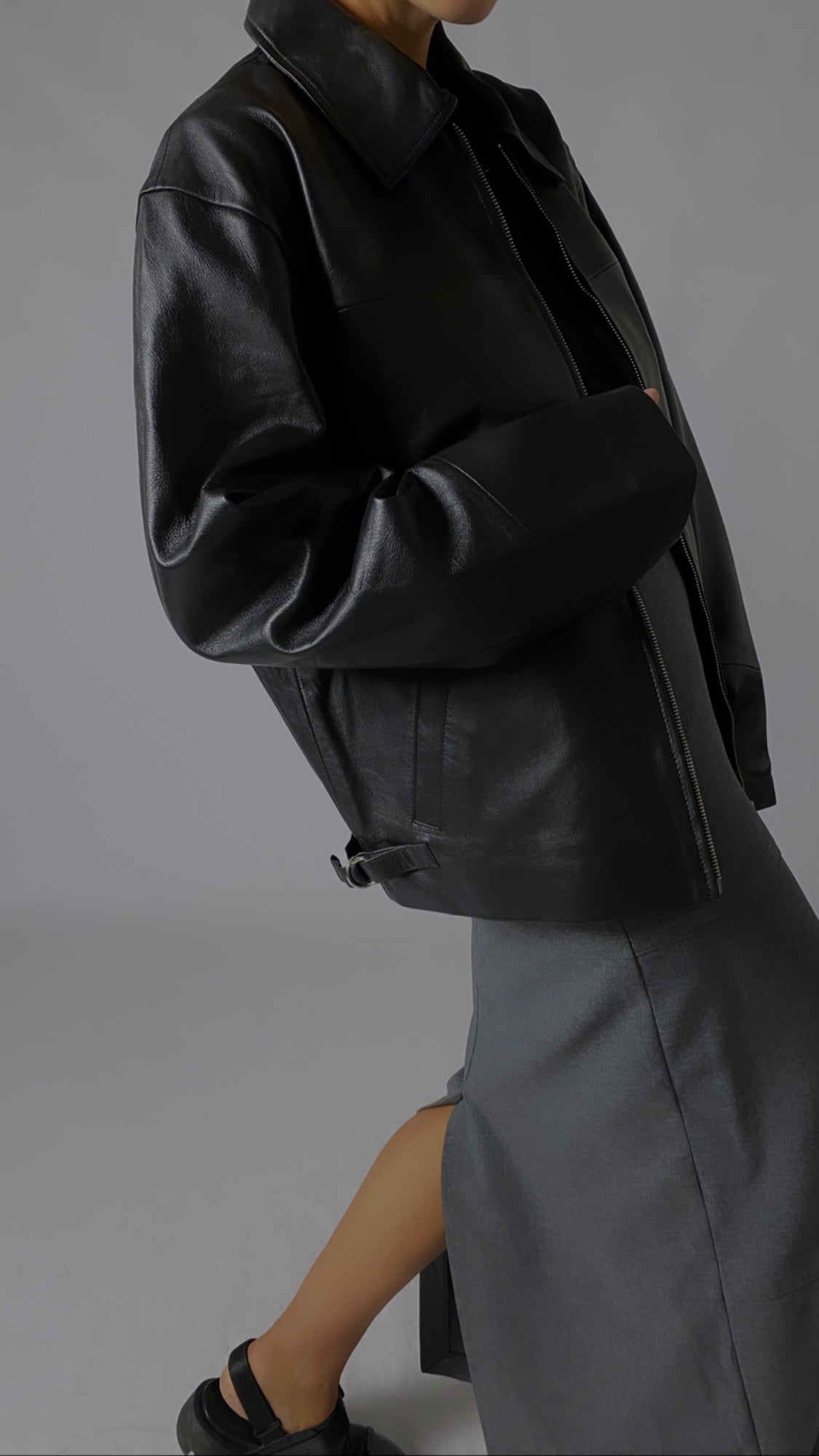 image of The Leather Jacket - handmade