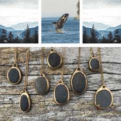 pebblebellies pebble pendants orca jewelry