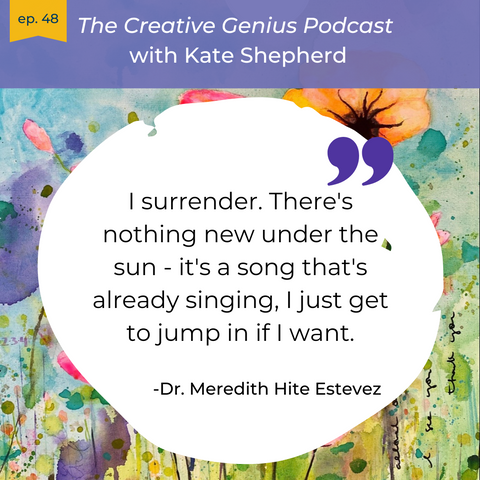 dr merideth hite estevez on devotion vs discipline on the creative genius podcast