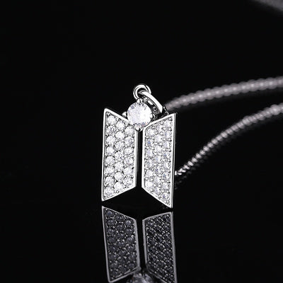 BTS Inspired logo necklace