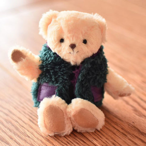 Teddy bear with Fluffy vest