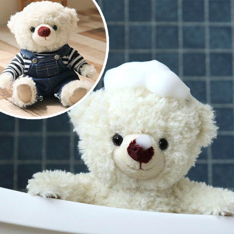 漂浮的泰迪熊，浴玩具