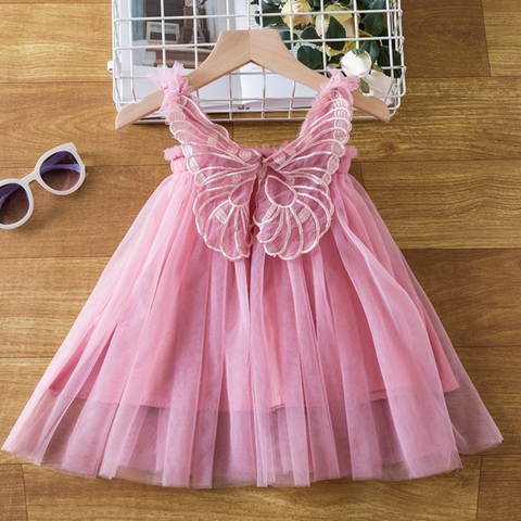 BUTTERFLY WINGS DRESS Fairy pixie birthday dress