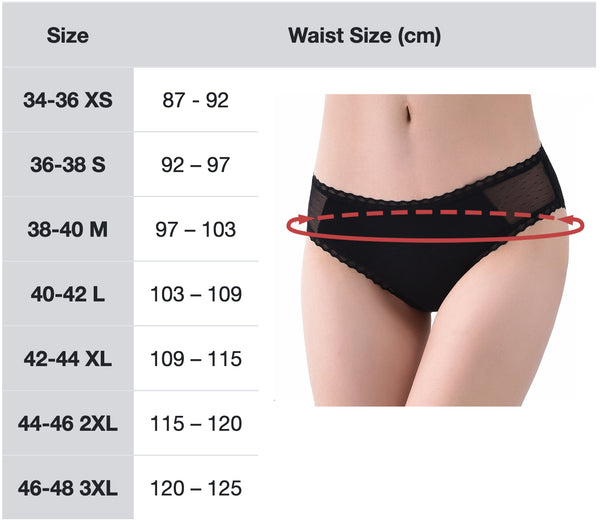 Bamboozy Menstrual Underwear Style 1 Basic Jasmine – Bamboozy COM