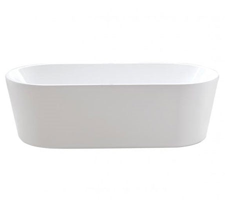 Modern National Oval Freestanding Bath 1340/1500/1700 Side View | Bathroom Warehouse