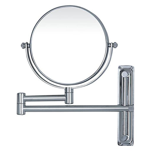 magnifying mirror in bathroom